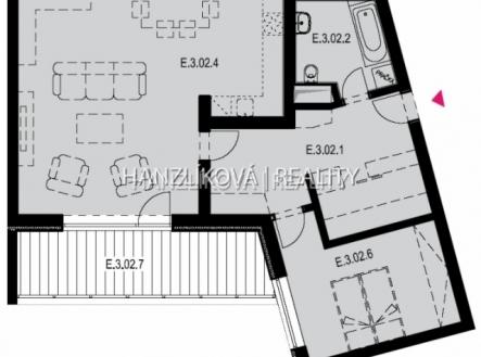 foto: 2 | Pronájem bytu, 2+kk, 75 m²