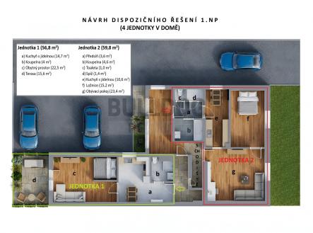 1NP-4 byty, Polabská | Prodej - nájemní dům, 243 m²