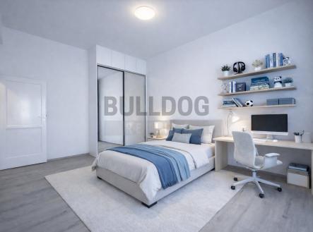 druhá ložnice | Pronájem bytu, 3+1, 83 m²