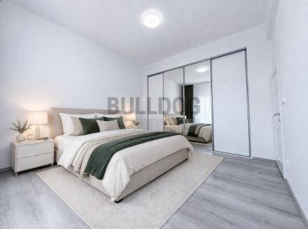 ložnice se vstupem na terasu | Pronájem bytu, 3+1, 83 m²