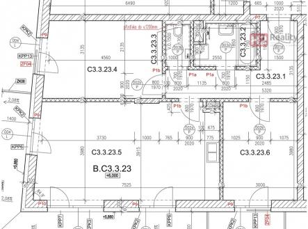 AS dispozice | Pronájem bytu, 3+kk, 98 m²