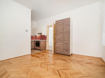 Obývací pokoj s kuchyňským koutem | Pronájem bytu, 2+kk, 54 m²