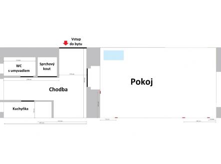 . | Pronájem bytu, 1+1, 30 m²