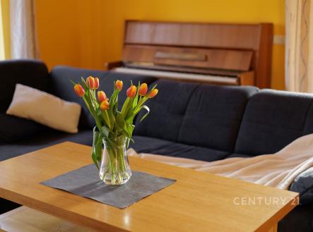 RD Podchýšská 113, Praha – Cholupice, obývací pokoj | Prodej - dům/vila, 242 m²