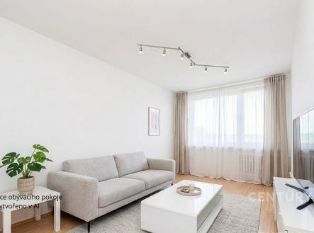 Vizualizace jak by mohl vypadat váš byt 2+kk, prodej Stříbrského,  Praha - Háje | Prodej bytu, 2+kk, 42 m²