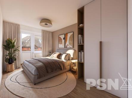 Vizualizace nemusí odpovídat skutečnosti  | Prodej bytu, 2+kk, 50 m²