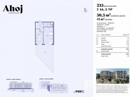 Bytová jednotka | Prodej bytu, 2+kk, 50 m²