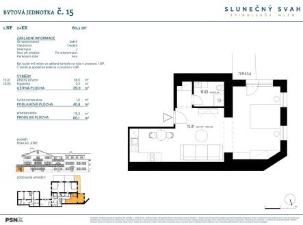 Slunečný svah - Špindlerův Mlýn | Prodej bytu, 2+kk, 60 m²