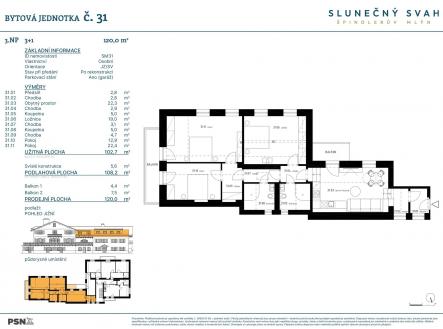 Slunečný svah - Špindlerův Mlýn | Prodej bytu, 4+kk, 120 m²