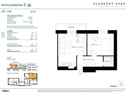Slunečný svah - Špindlerův Mlýn | Prodej bytu, 2+kk, 53 m²