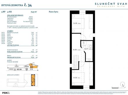 Slunečný svah - Špindlerův Mlýn | Prodej bytu, 4+kk, 76 m²