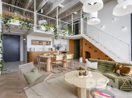 Exkluzivní loft ve Vanguard Prague - Prostor, kde se sny stávají skutečností | Prodej bytu, 3+kk, 94 m²