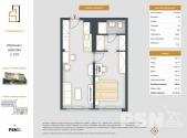 Prodej bytu, 2+kk, 46 m²