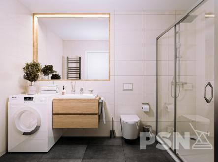 Vizualizace nemusí odpovídat skutečnosti | Prodej bytu, 2+kk, 59 m²
