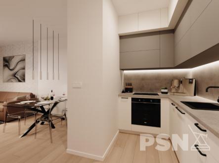 Vizualizace nemusí odpovídat skutečnosti | Prodej bytu, 2+kk, 48 m²