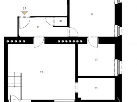 Nebytová jednotka č. 12 | Prodej - kanceláře, 74 m²