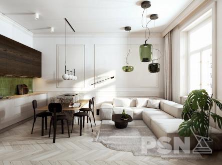 Vizualizace nemusí odpovídat skutečnosti  | Prodej bytu, 2+kk, 45 m²