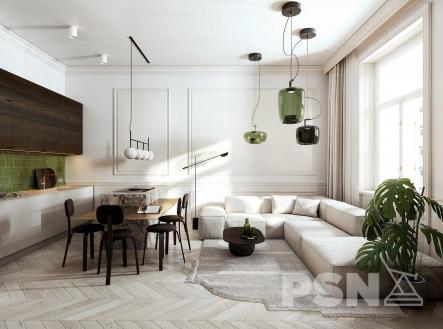 Vizualizace nemusí odpovídat skutečnosti  | Prodej bytu, 2+kk, 57 m²