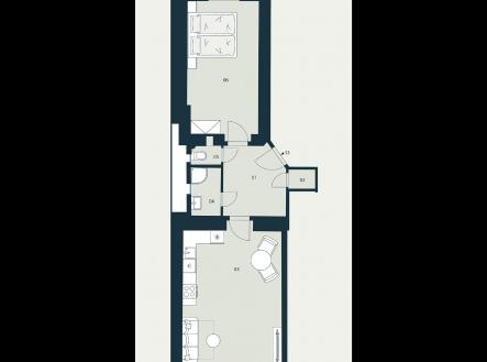 Bytová jednotka č. 53 | Prodej bytu, 2+kk, 59 m²