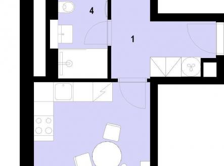 Bytová jednotka č. 1204 | Prodej bytu, 2+kk, 47 m²