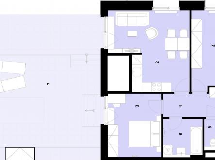 Bytová jednotka č. 1501 | Prodej bytu, 3+kk, 65 m²
