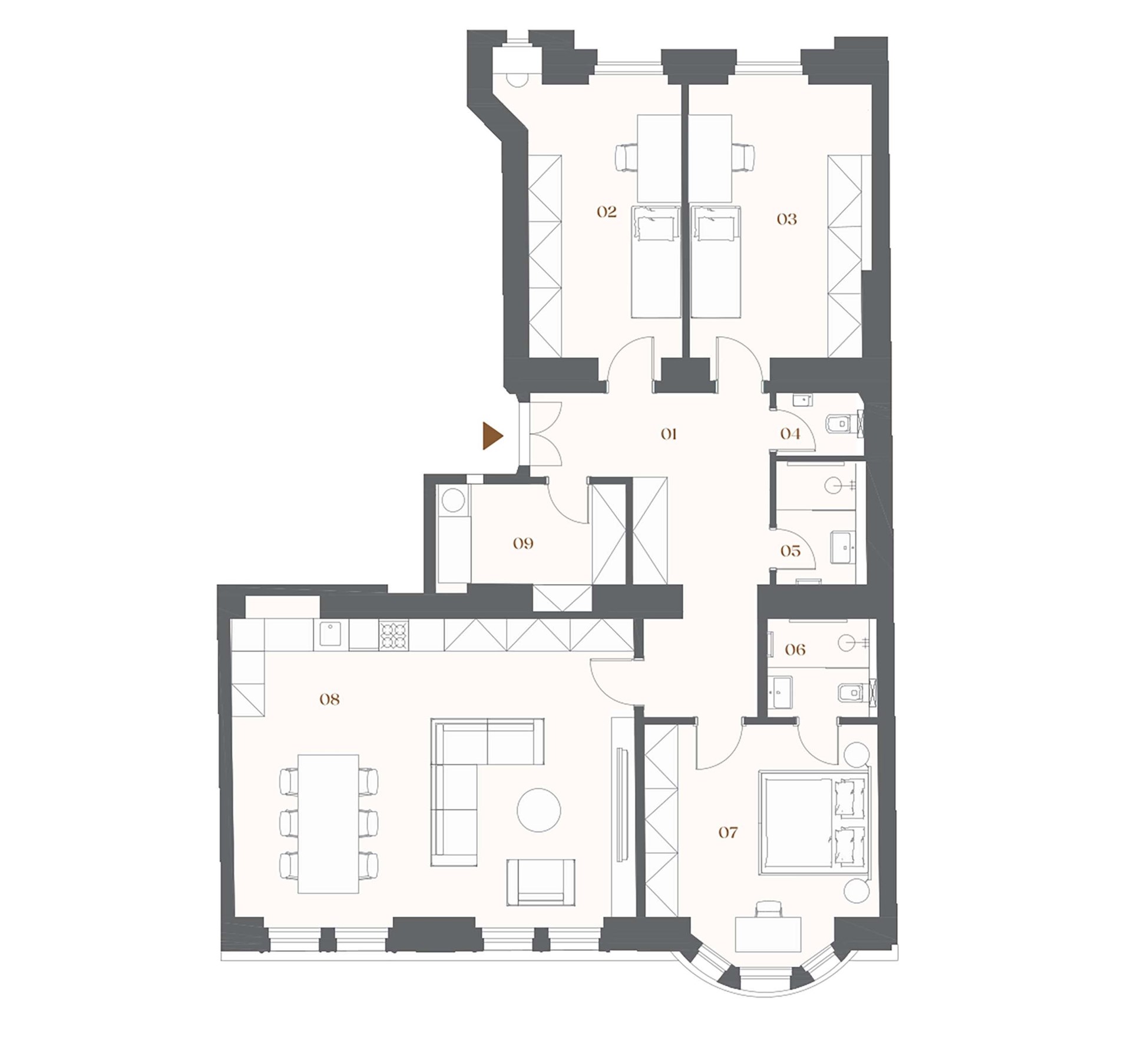 Bytová jednotka č. 21