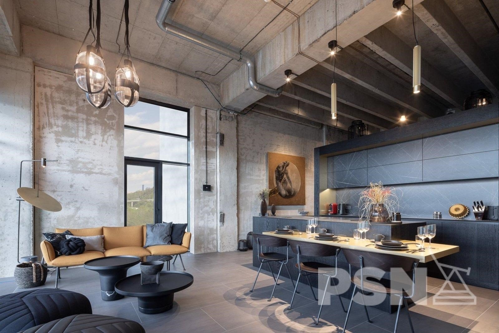 Moderní loft 2+kk s balkonem ve Vanguard Prague