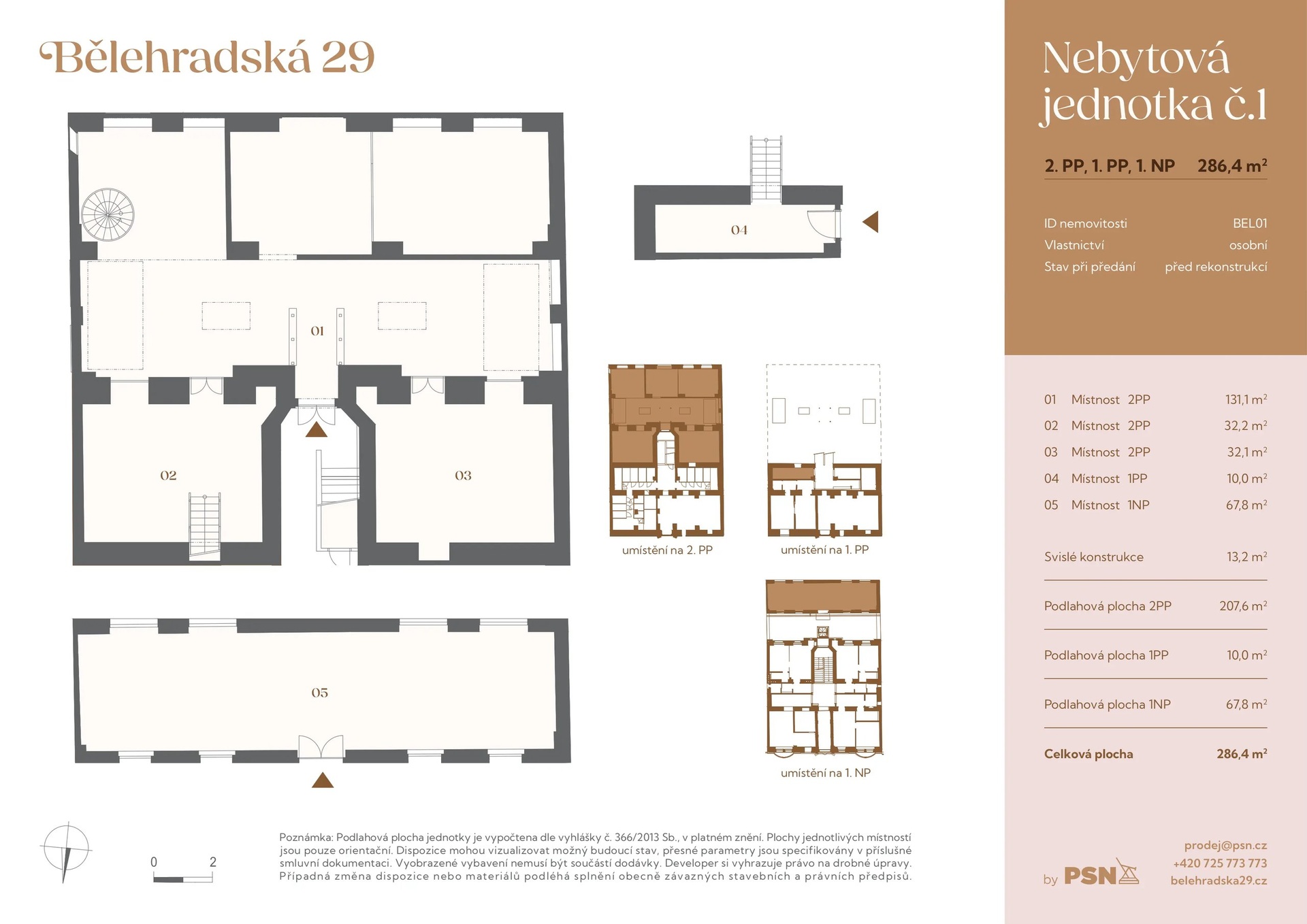 Velkorysá retailová jednotka na Vinohradech