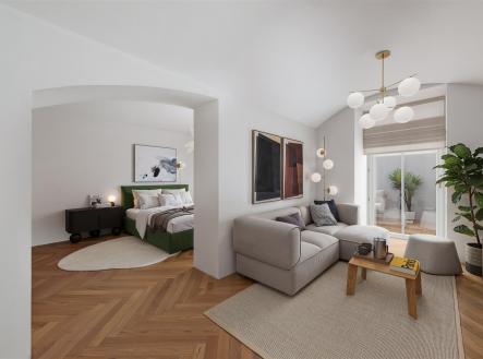 Rozestavěná ubytovací jednotka 2+kk | Prodej bytu, 2+kk, 62 m²