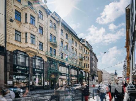 Obchodní prostory v pasáži v domě U Nováků | Pronájem - obchodní prostor, 40 m²