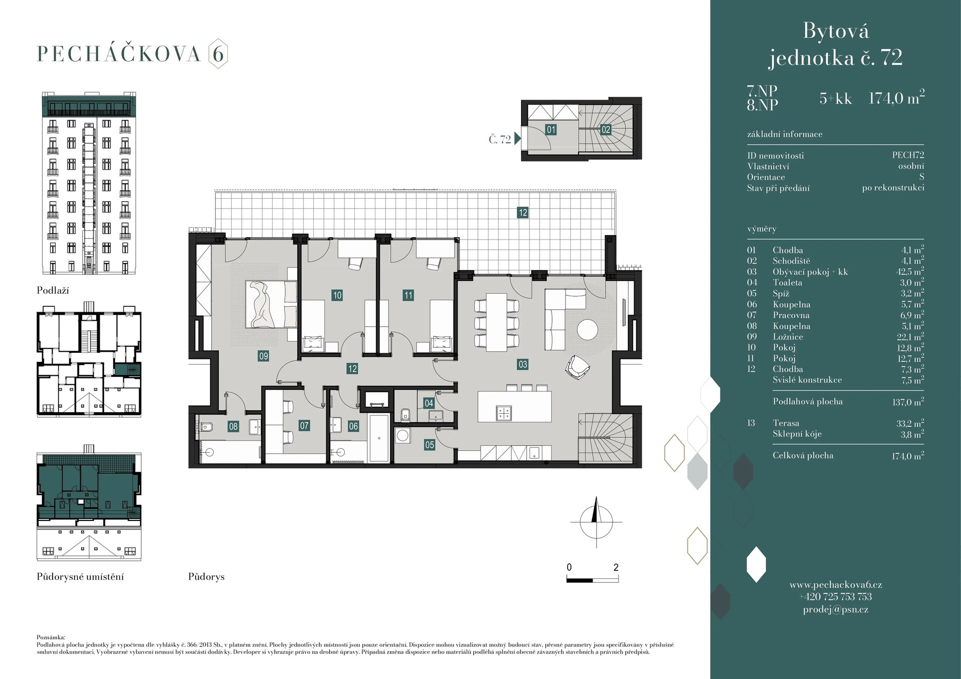 Prémiový byt 5+kk na Smíchově