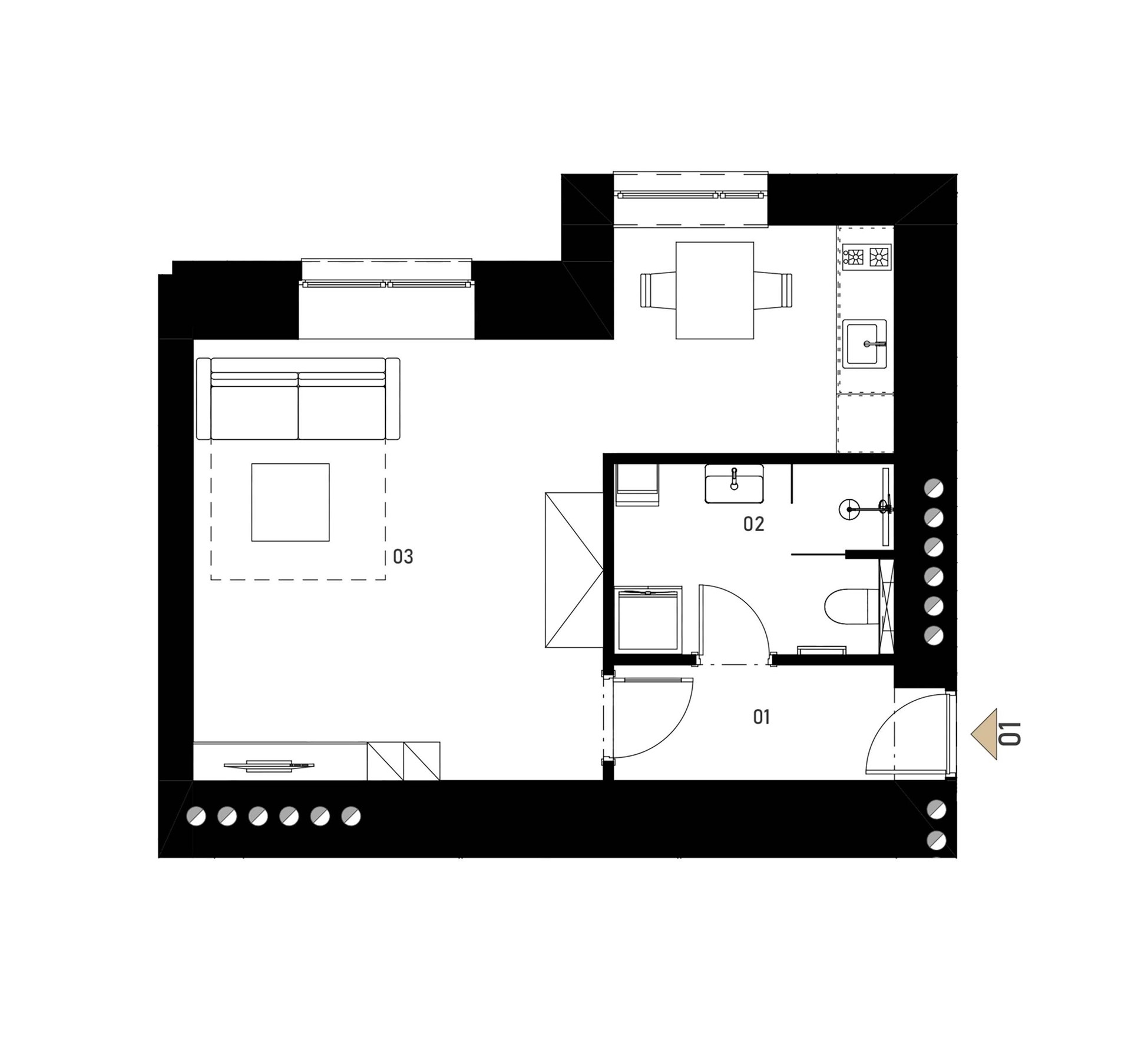 Komerční jednotka, 1.PP