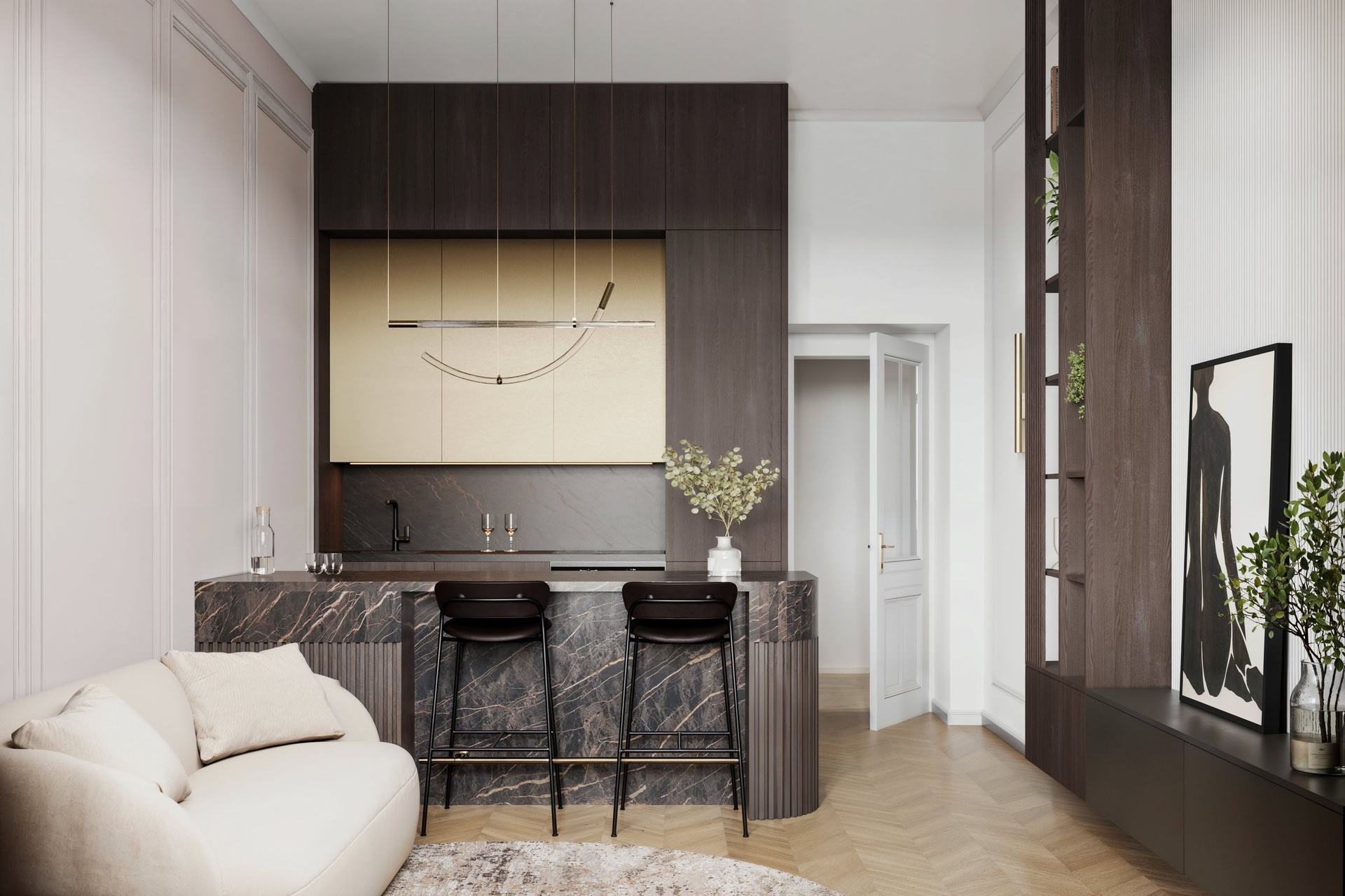 Elegantní byt 2+kk na Smíchově