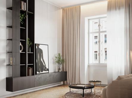 Elegantní byt 2+kk na Smíchově | Prodej bytu, 2+kk, 52 m²