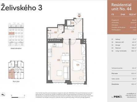 Prodej bytu 2+kk 47 m², Praha 3 | Prodej bytu, 2+kk, 52 m²