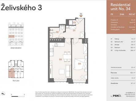 PDF #2 | Prodej bytu, 2+kk, 52 m²
