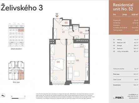 PDF #2 | Prodej bytu, 2+kk, 52 m²