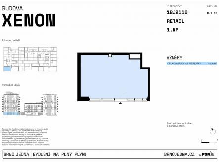 PDF #1 | Prodej - obchodní prostor, 46 m²