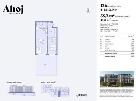 Ahoj Vanguard | by PSN | Prodej bytu, 2+kk, 100 m²