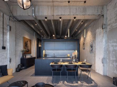 VG605_02_Obyvakkuchyn | Prodej bytu, 2+kk, 92 m²