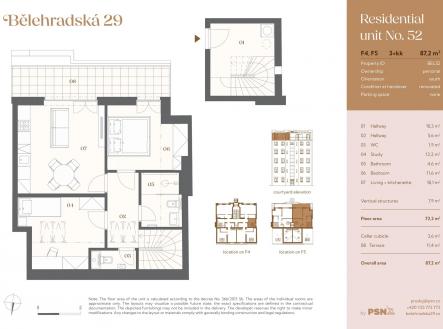 Bělehradská 29 | by PSN | Prodej bytu, 3+kk, 87 m²