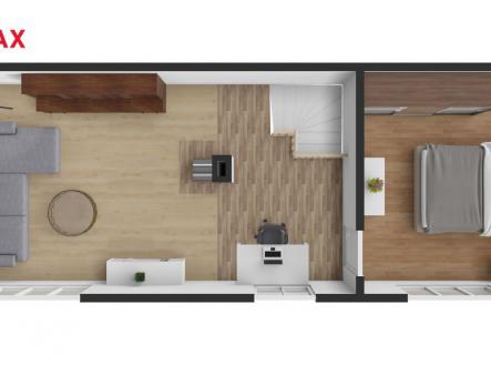 Orientační plánek patro | Prodej - dům/vila, 90 m²