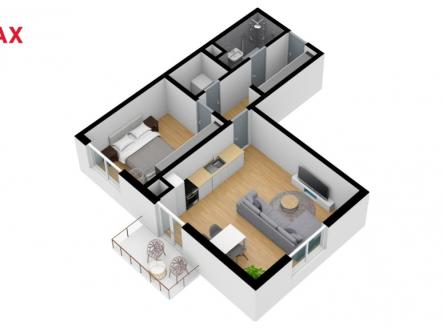 byt-2-kk-plzen-3db.jpg | Pronájem bytu, 2+kk, 51 m²