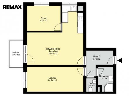 byt-pechackova-2d-v2-1.jpeg | Pronájem bytu, 3+kk, 64 m²