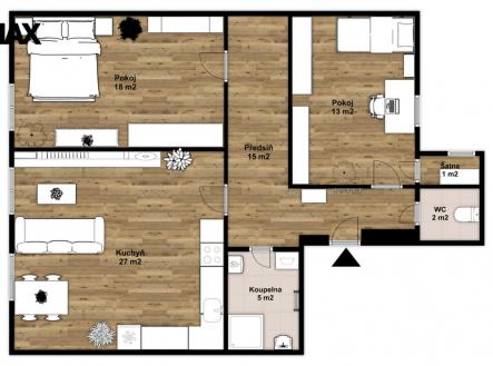 3432-byt.jpg | Pronájem bytu, 3+kk, 81 m²