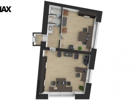 6888-kancelar3da.jpg | Pronájem - kanceláře, 51 m²
