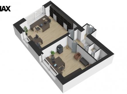 6888-kancelar3db.jpg | Pronájem - kanceláře, 51 m²