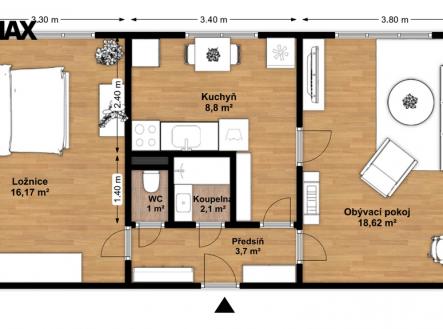7183-koterovska.jpg | Pronájem bytu, 2+1, 52 m²