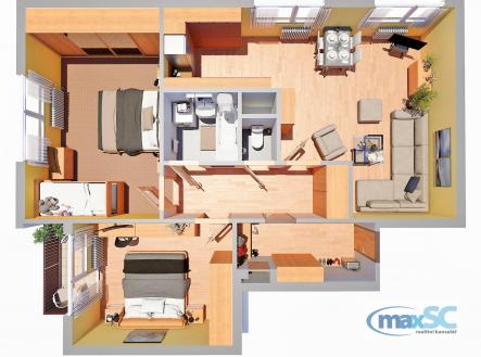 Bez popisku | Prodej bytu, 3+kk, 77 m²