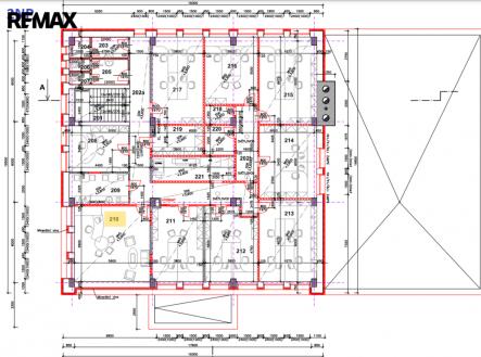 pudorys-2np-kancelar-c.210.png | Pronájem - kanceláře, 31 m²